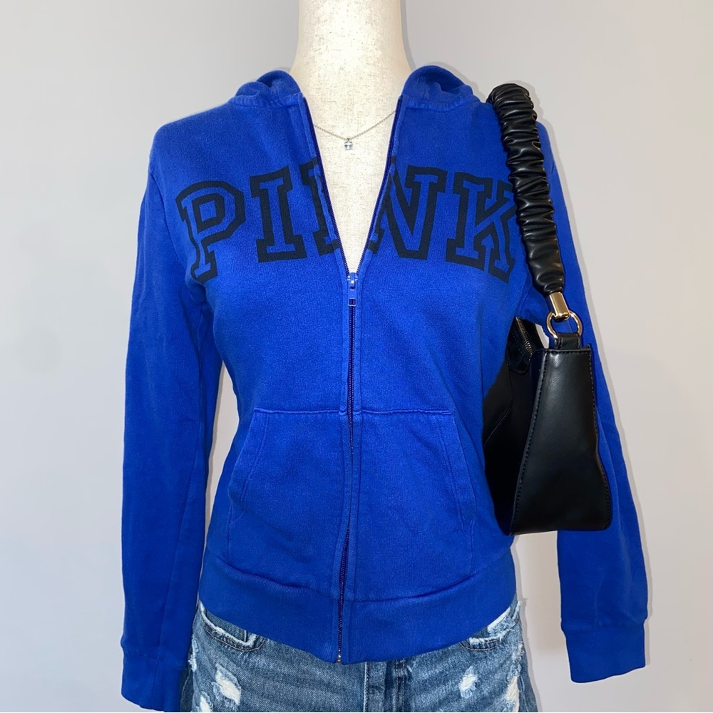 PINK Victoria's Secret Blue Hoodie